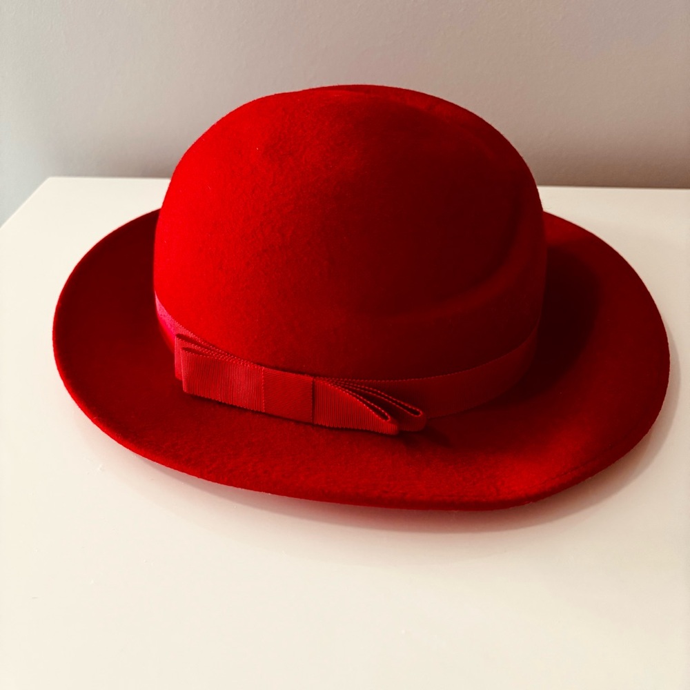 Elegant Red Women's Hat